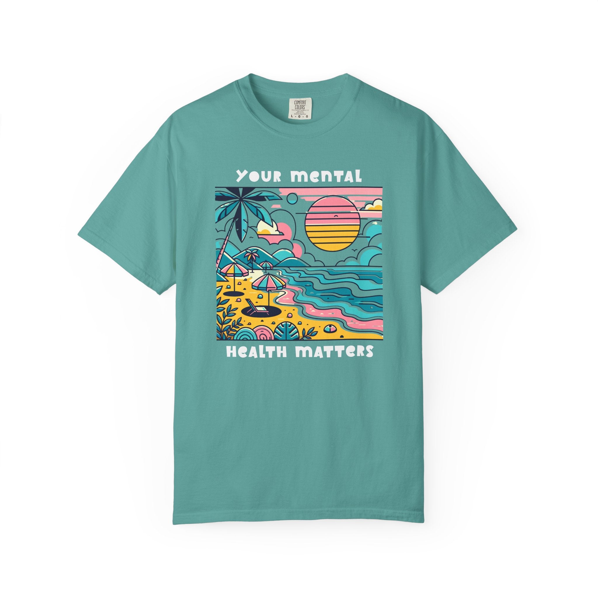 Mental Health Matters Shirt | Beach Theme | Mental Health Shirts