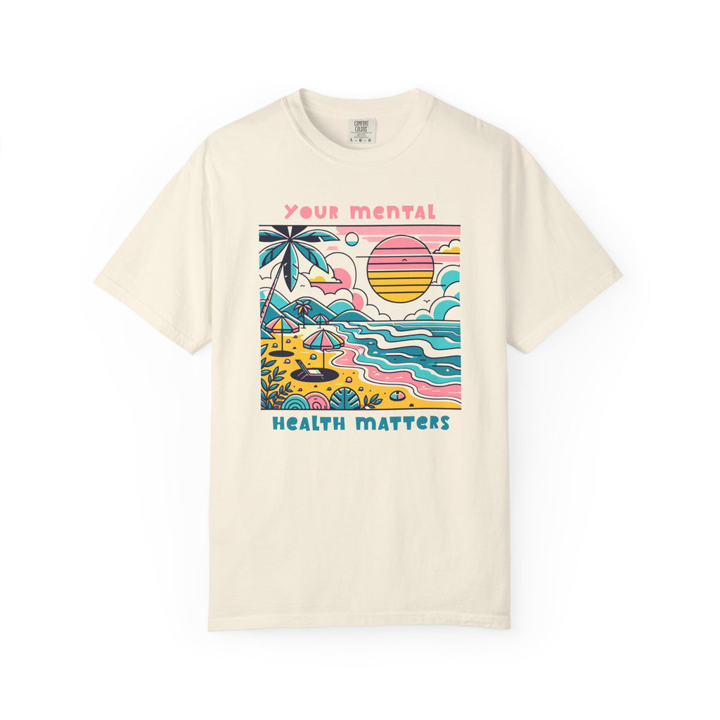 Mental Health Matters Shirt | Beach Theme | Mental Health Shirts