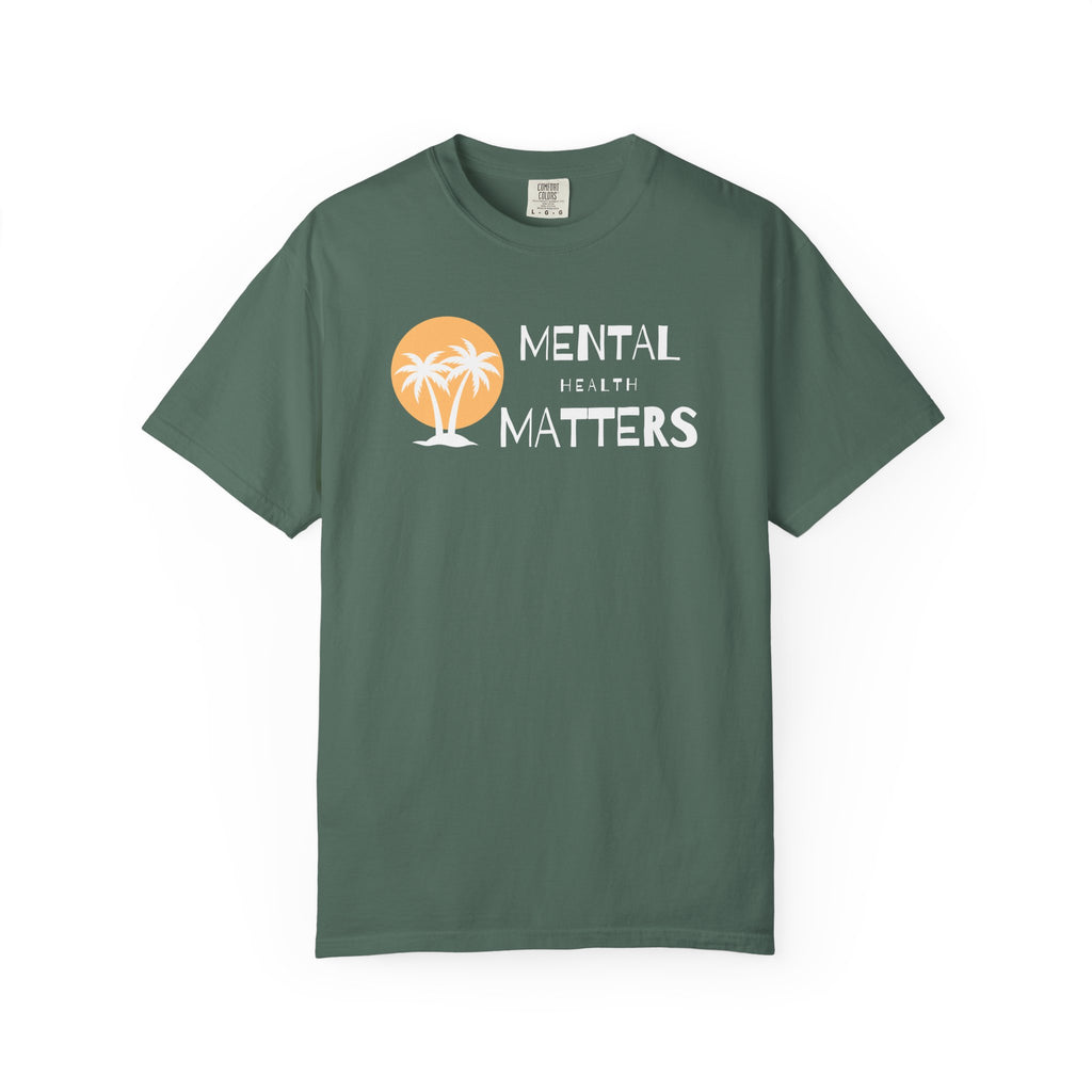 Mental Health Matters Shirt, Palm Trees Theme | Mental Health Shirts