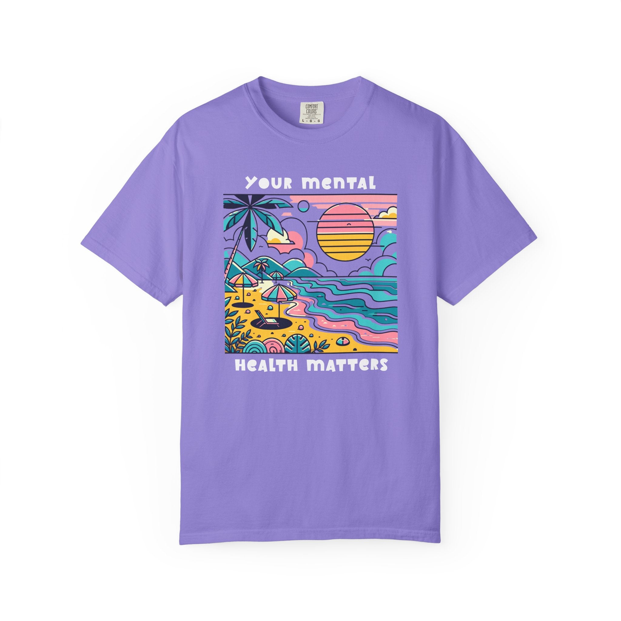 Mental Health Matters Shirt | Beach Theme | Mental Health Shirts