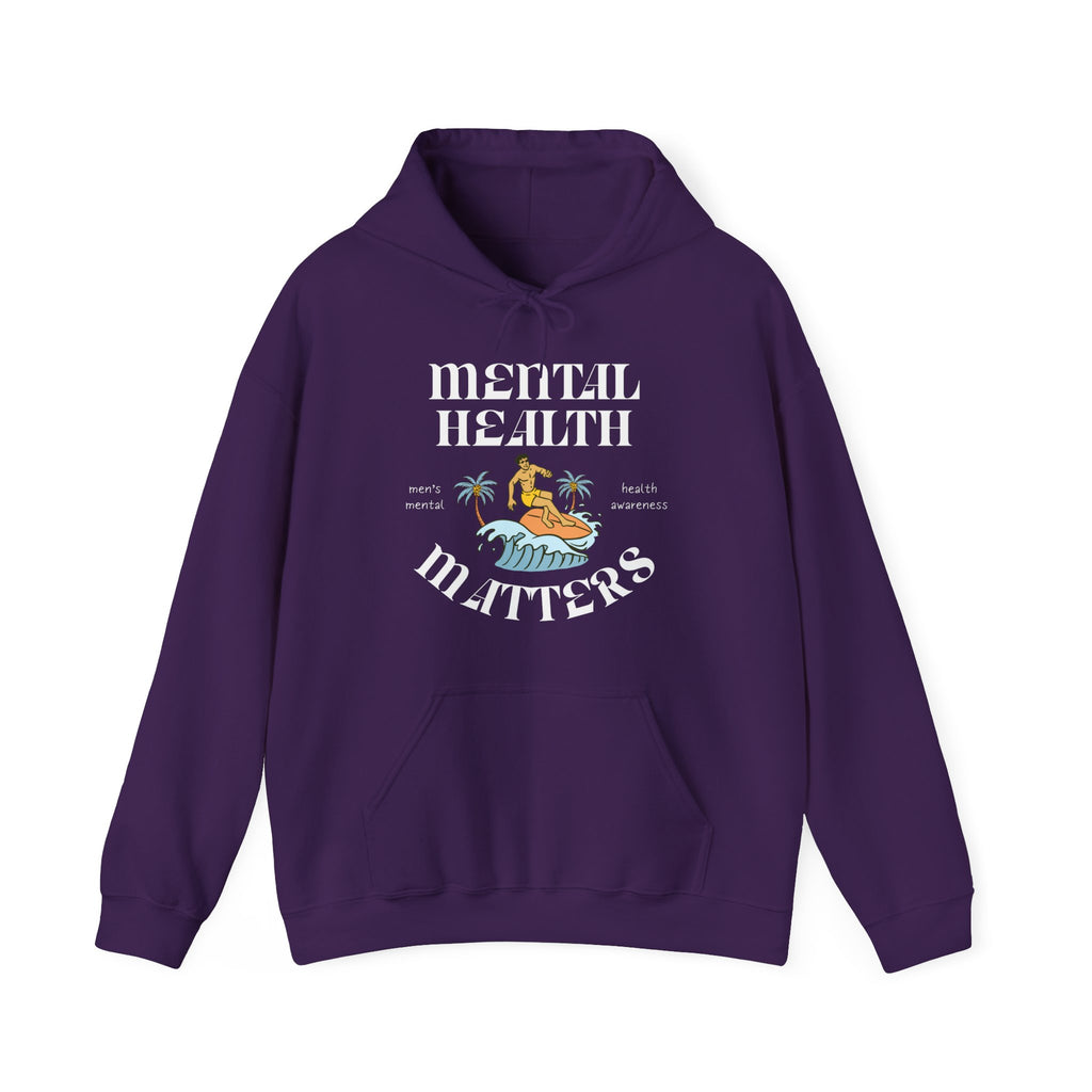 Mental Health Matters Hoodie | Retro Surfing Vibes