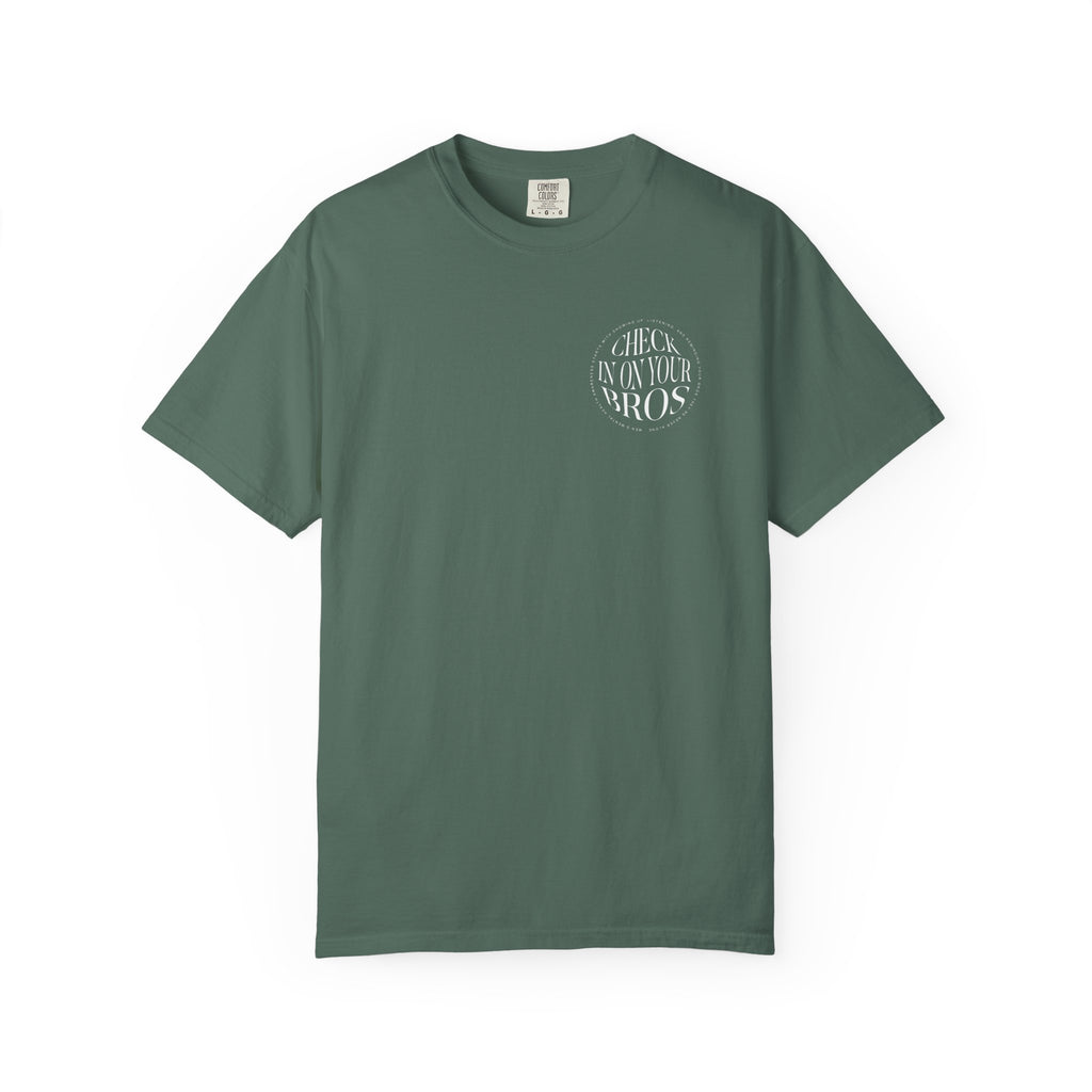 Check In On Your Bros T-Shirt | Men's Mental Health