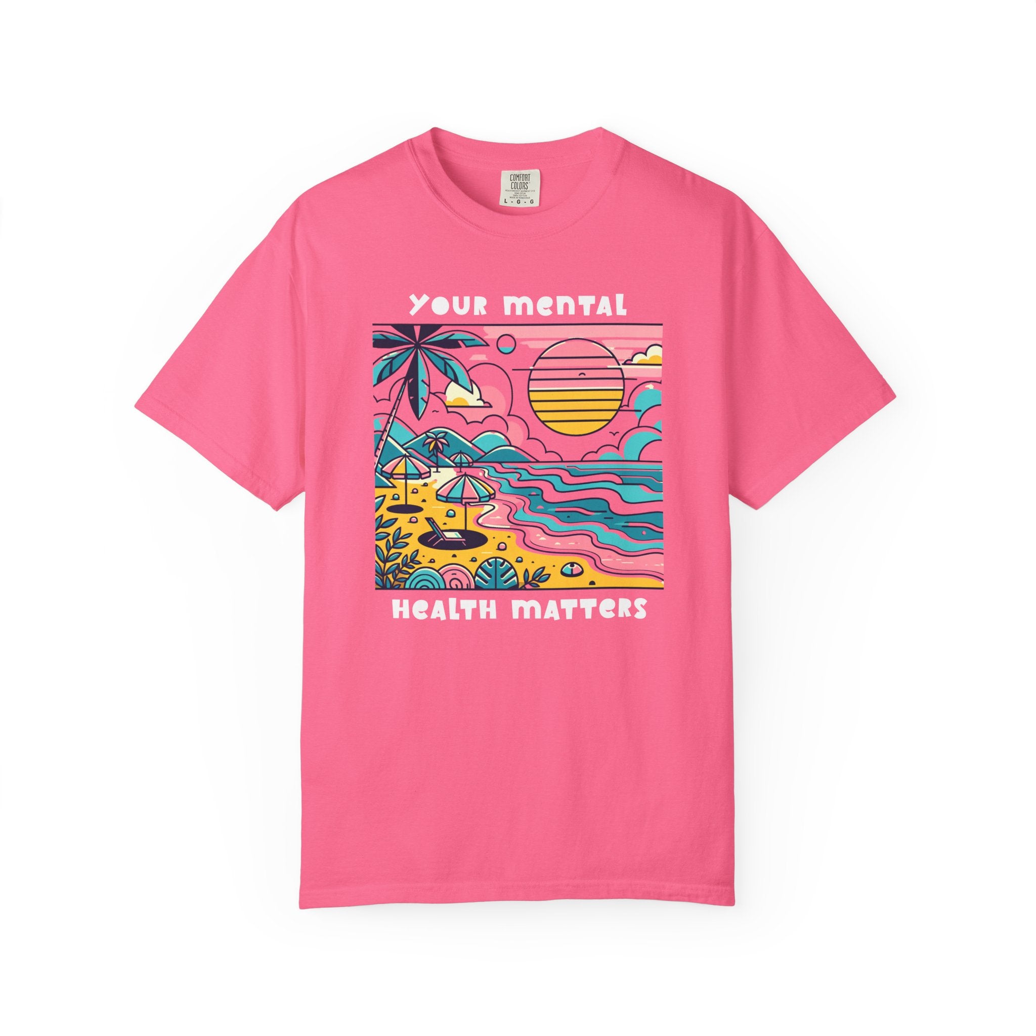 Mental Health Matters Shirt | Beach Theme | Mental Health Shirts
