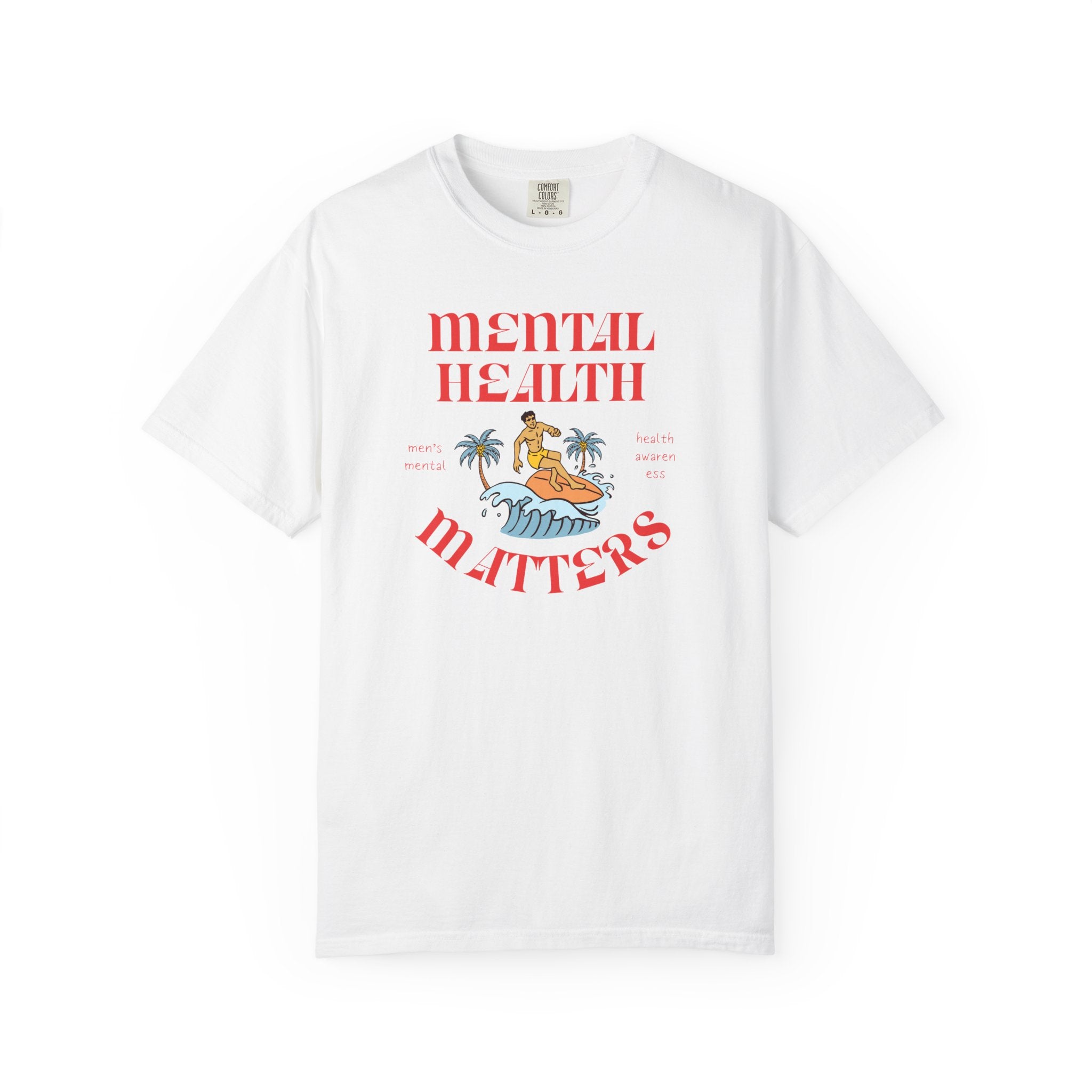 Mental Health Matters Shirt, Surfing Theme | Mental Health Shirts