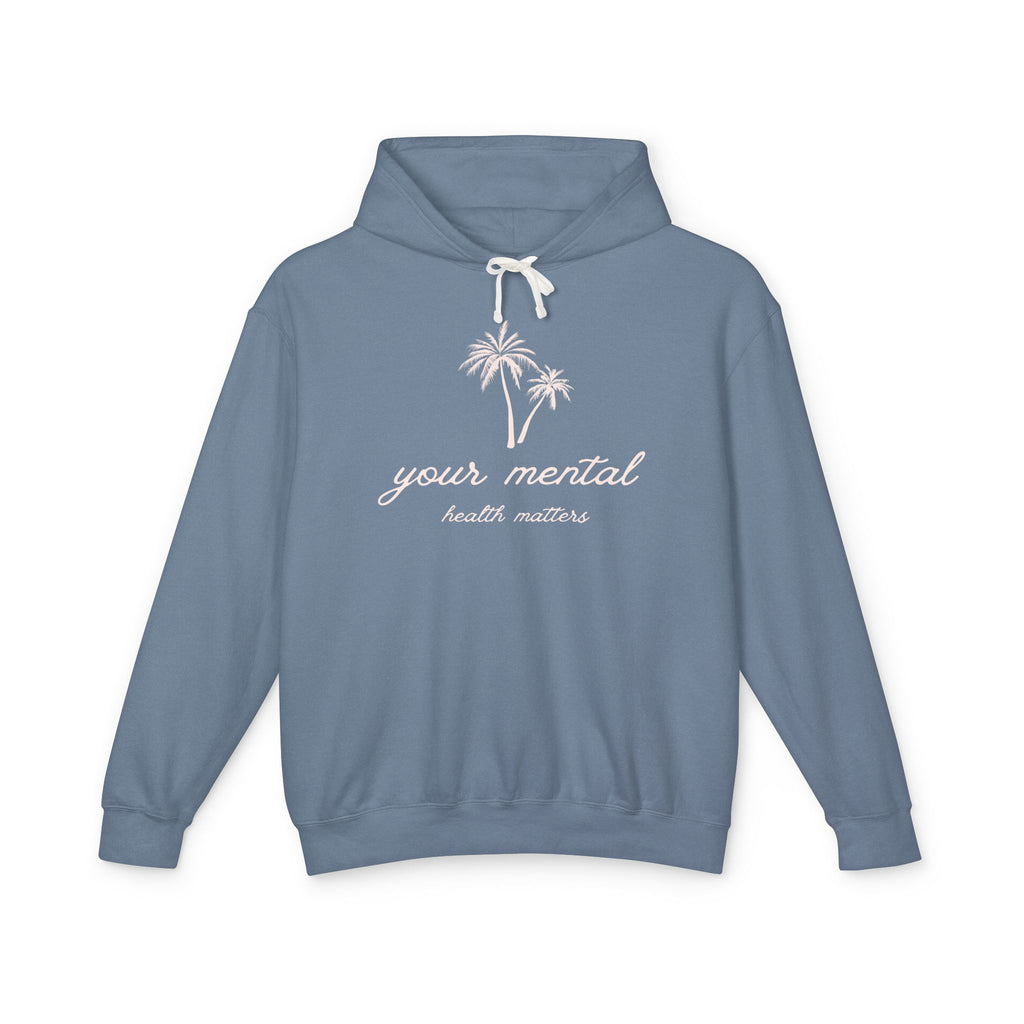Your Mental Health Matters Sweatshirt | Palm Trees Design