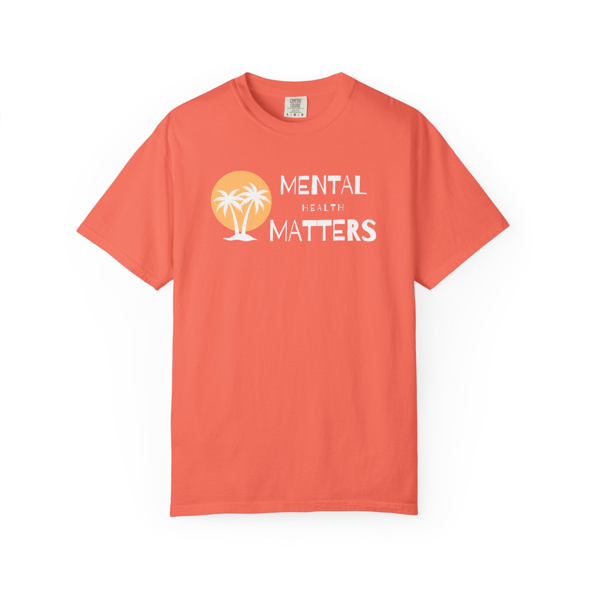 Mental Health Matters Shirt, Palm Trees Theme | Mental Health Shirts