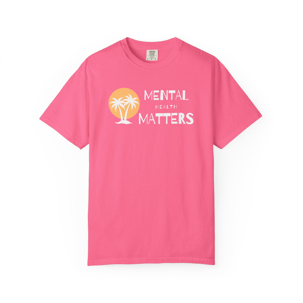 Mental Health Matters Shirt, Palm Trees Theme | Mental Health Shirts