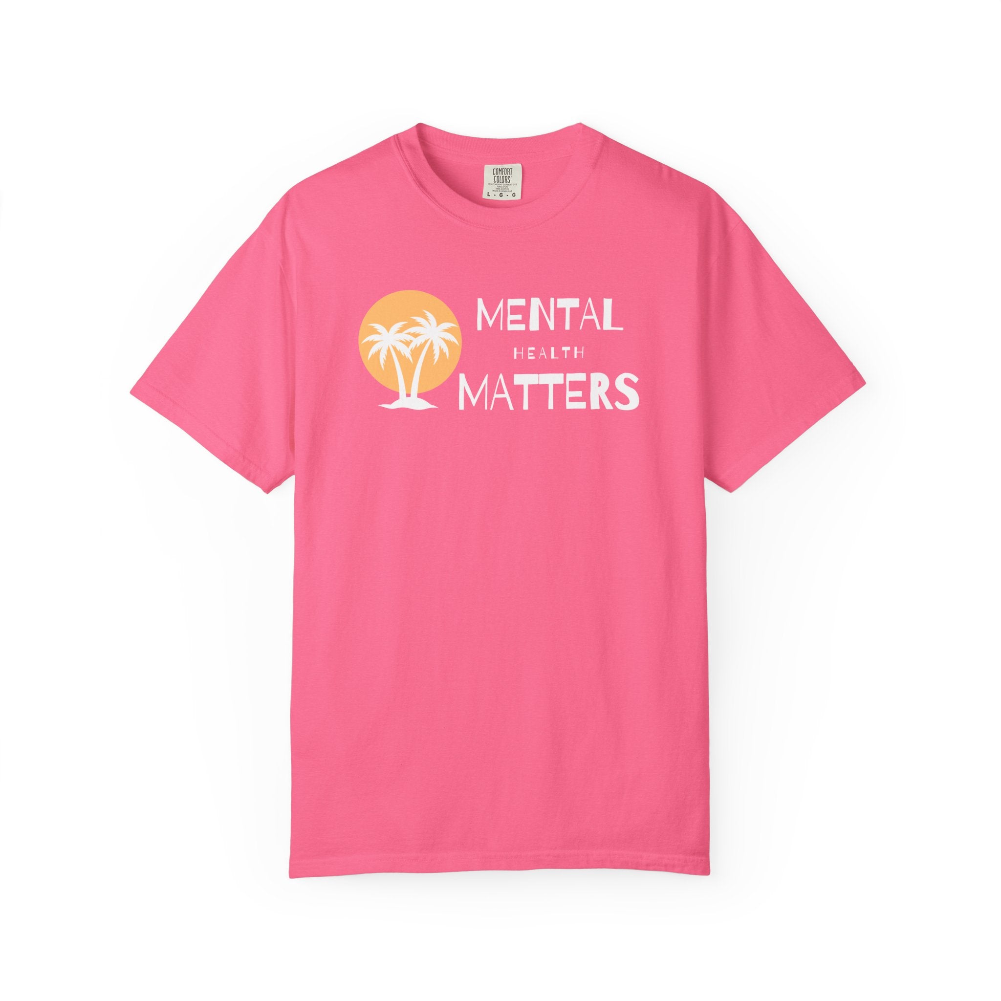 Mental Health Matters Shirt, Palm Trees Theme | Mental Health Shirts