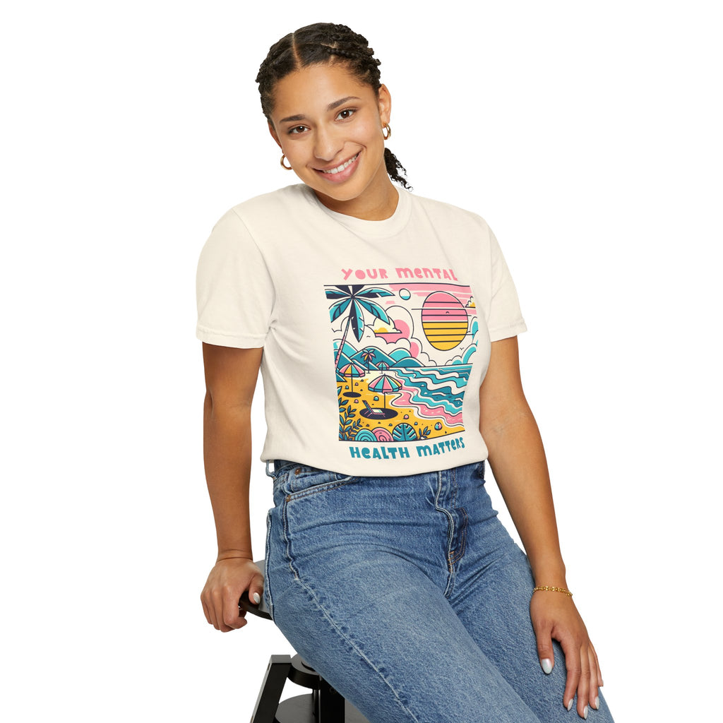 Mental Health Matters Shirt | Beach Theme | Mental Health Shirts
