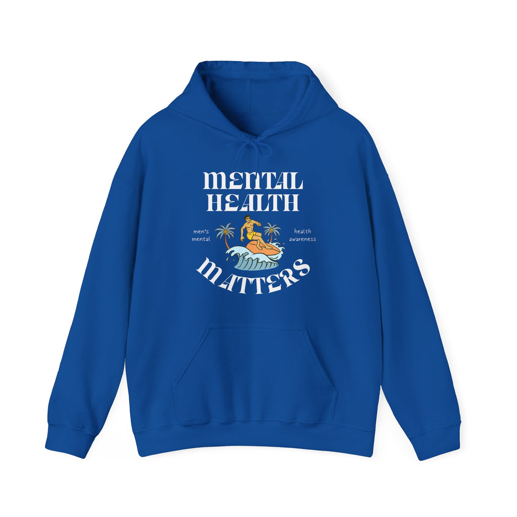 Mental Health Matters Hoodie | Retro Surfing Vibes