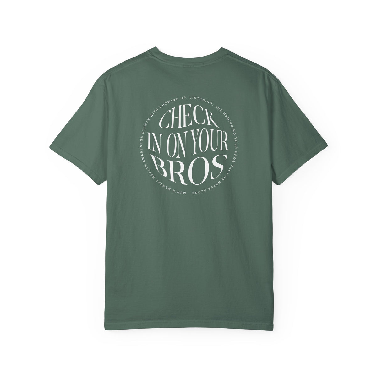 Check In On Your Bros T-Shirt | Men's Mental Health