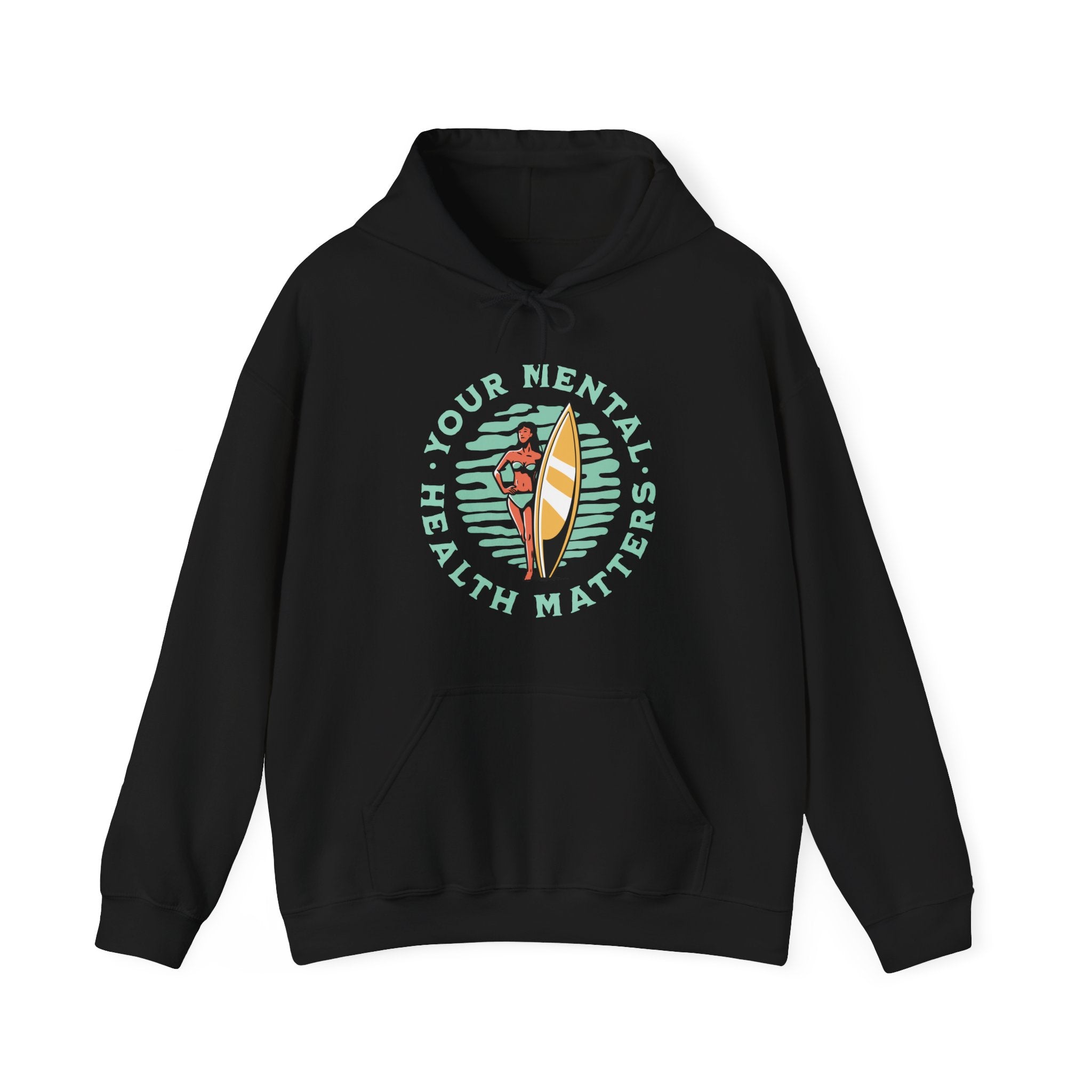 Your Mental Health Matters Hoodie | Surfing Theme