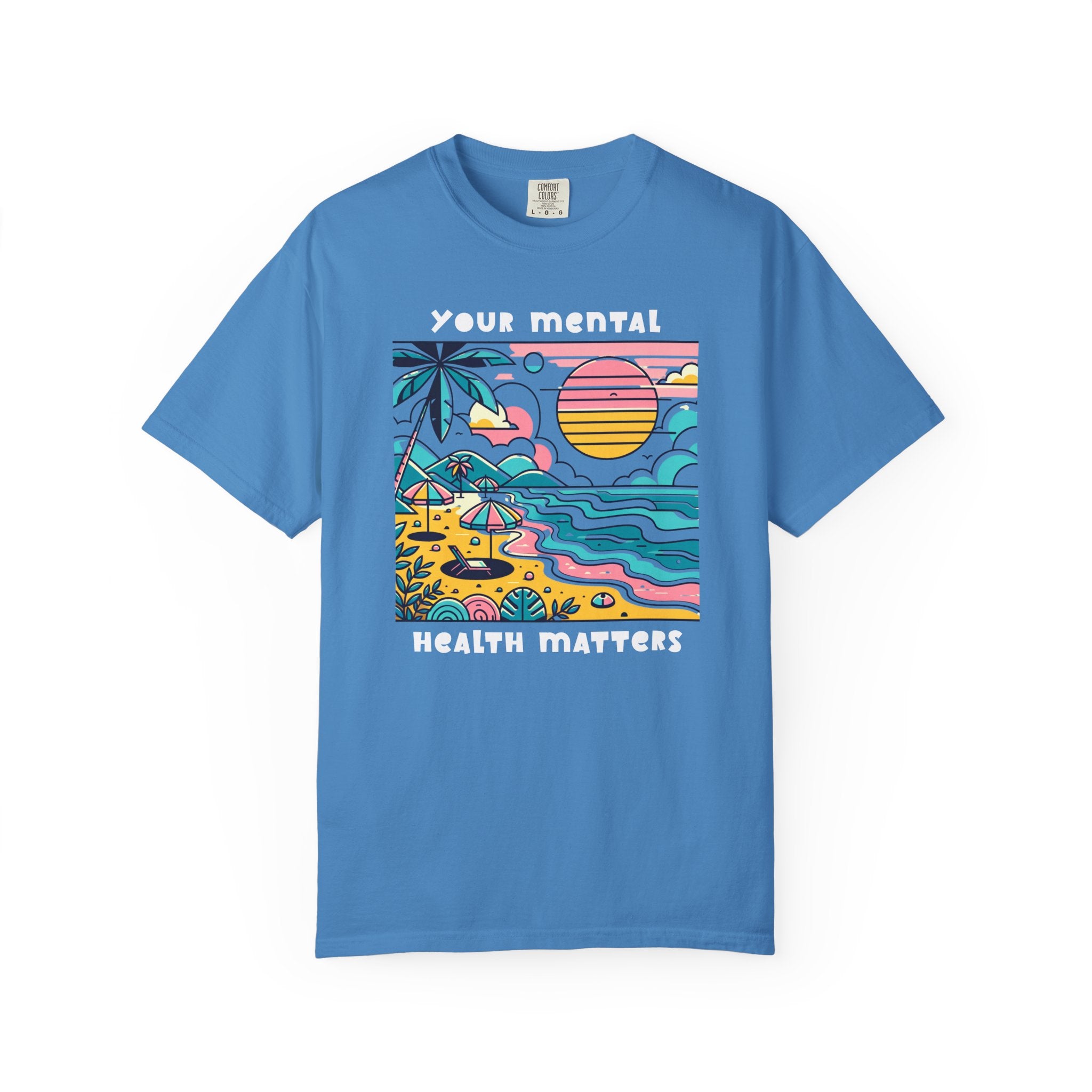 Mental Health Matters Shirt | Beach Theme | Mental Health Shirts
