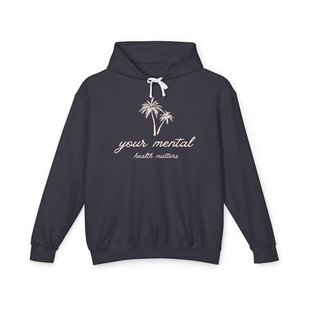 Your Mental Health Matters Sweatshirt | Palm Trees Design