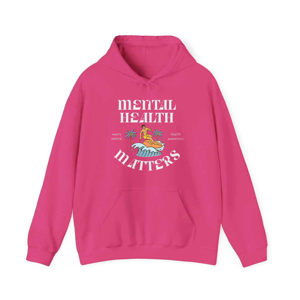 Mental Health Matters Hoodie | Retro Surfing Vibes