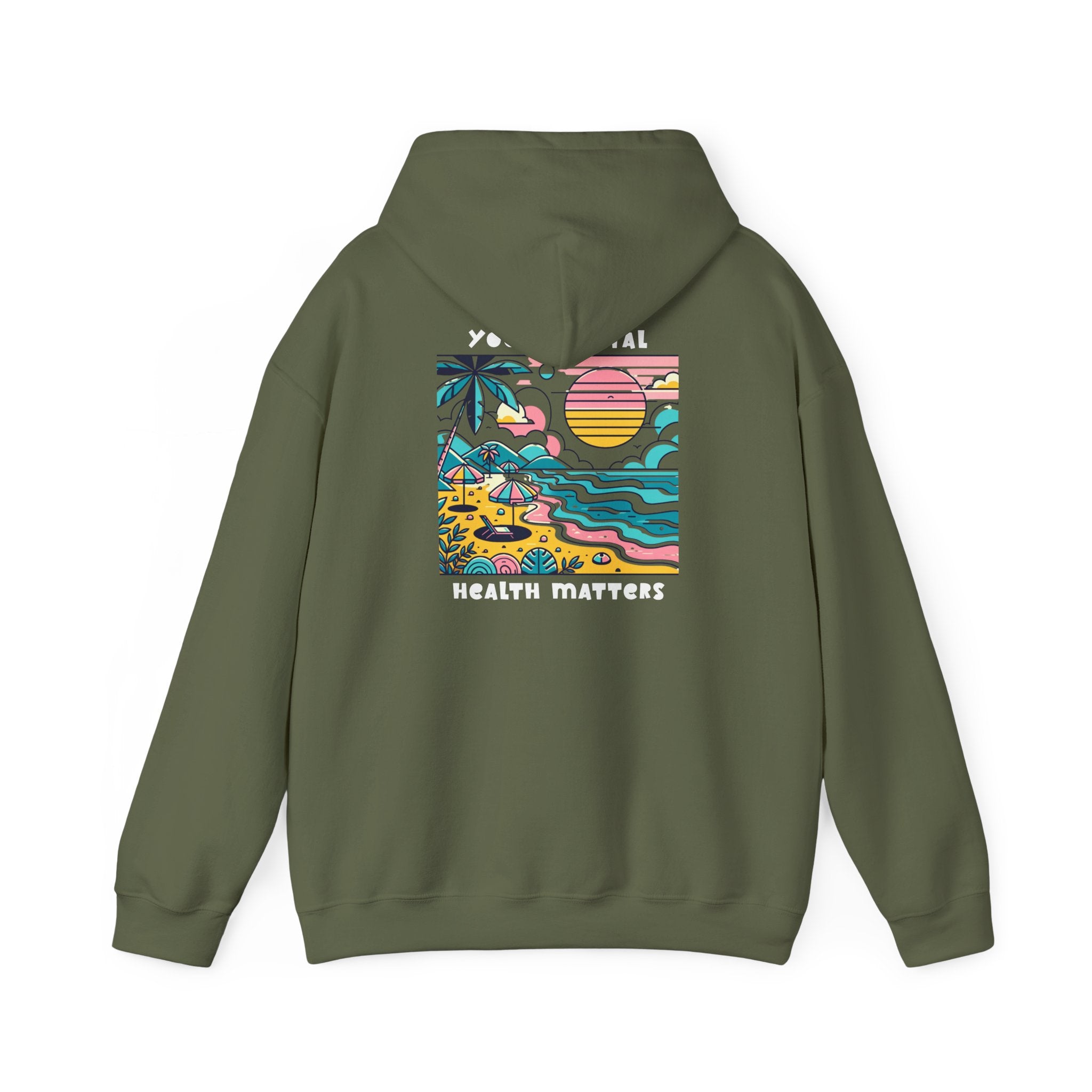 Your Mental Health Matters Hoodie | Beach Themed Vibes