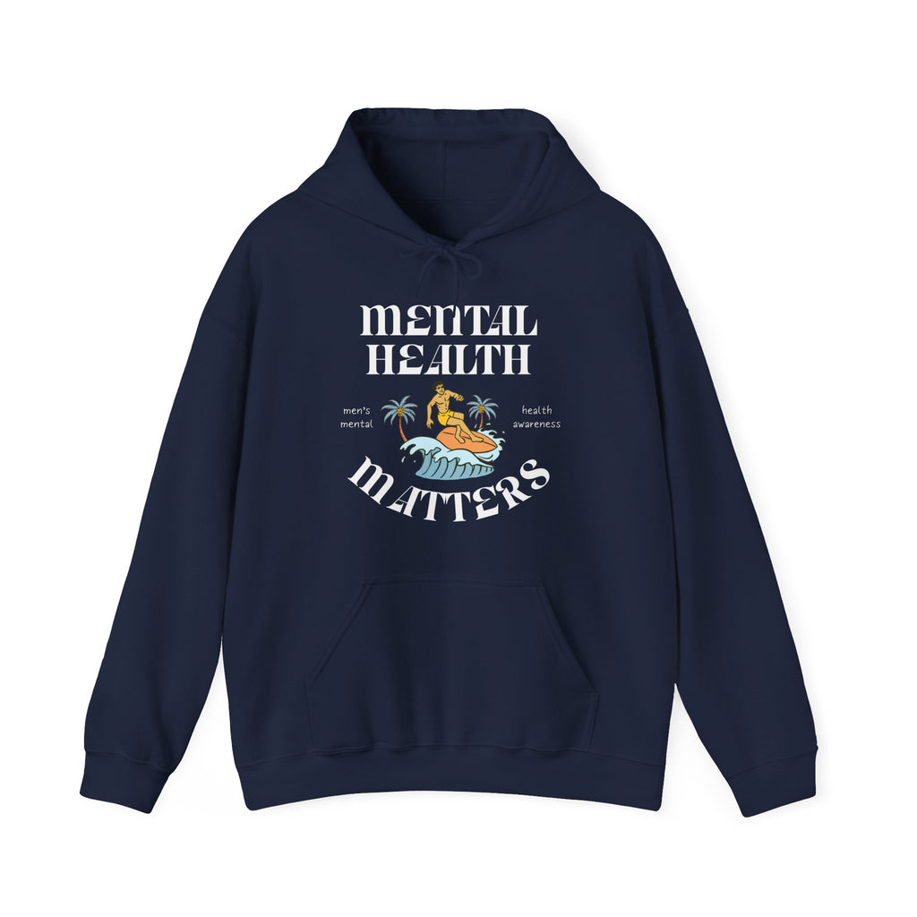 Mental Health Matters Hoodie | Retro Surfing Vibes