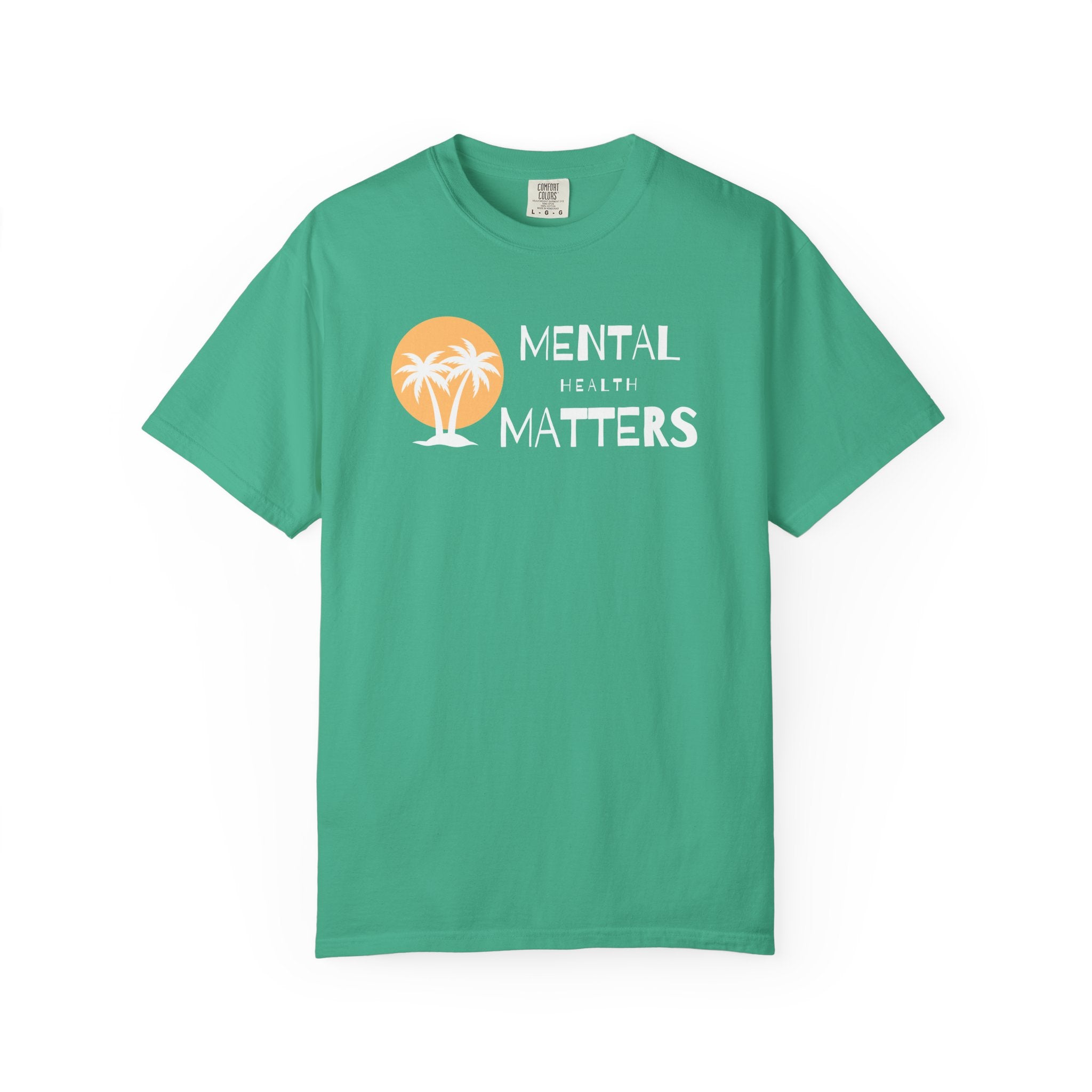 Mental Health Matters Shirt, Palm Trees Theme | Mental Health Shirts