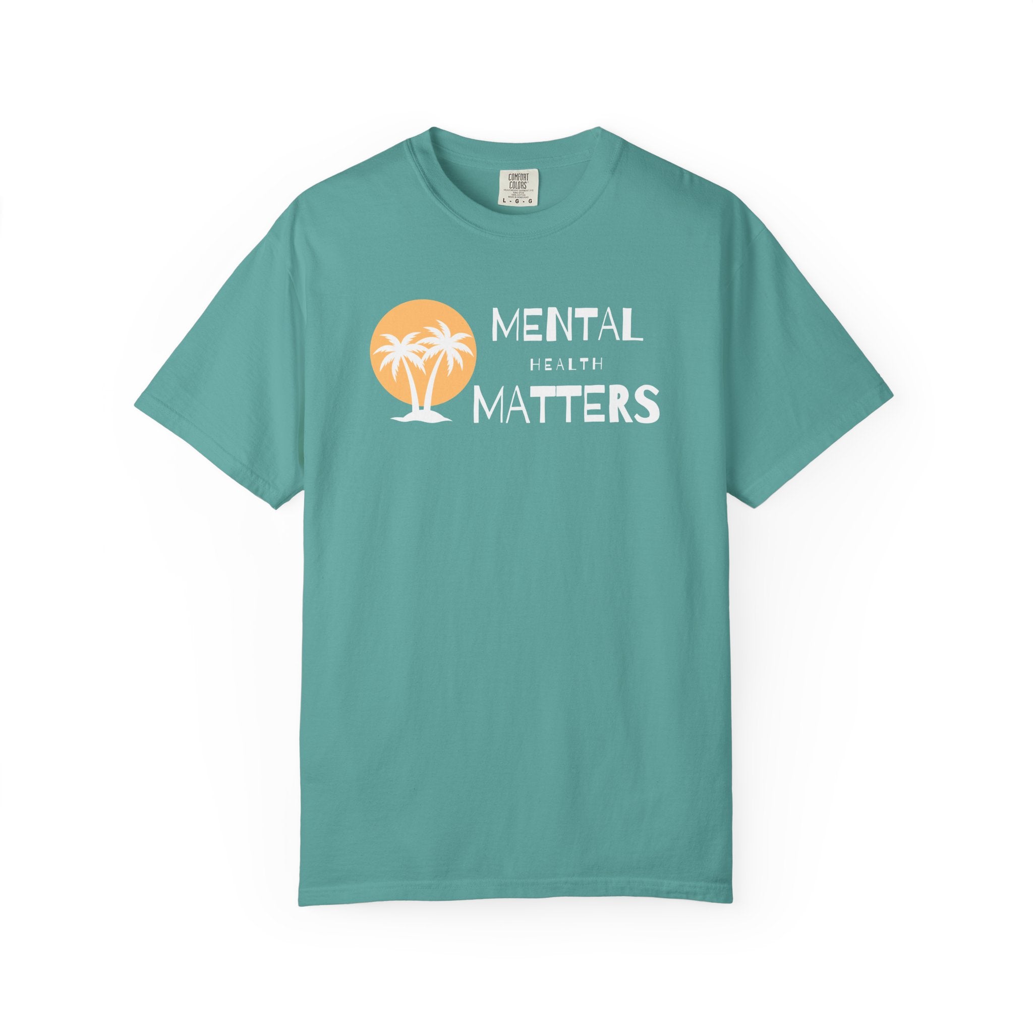 Mental Health Matters Shirt, Palm Trees Theme | Mental Health Shirts