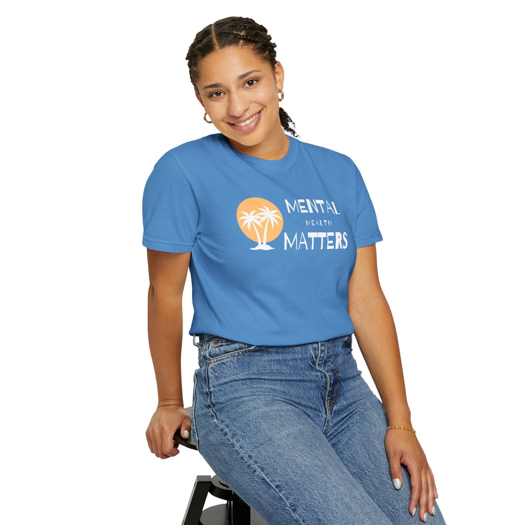 Mental Health Matters Shirt, Palm Trees Theme | Mental Health Shirts