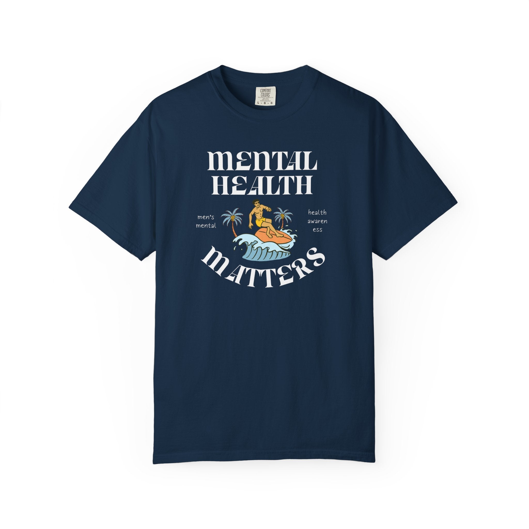 Mental Health Matters Shirt, Surfing Theme | Mental Health Shirts