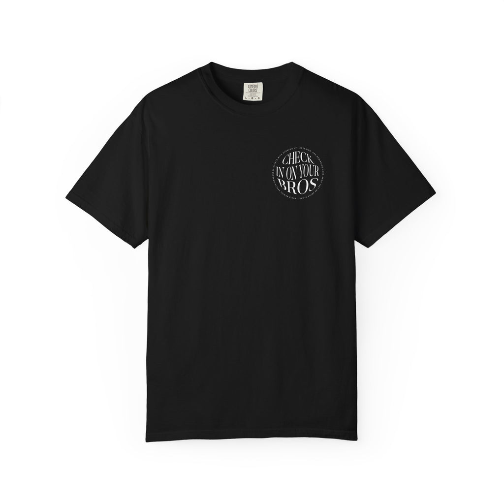 Check In On Your Bros T-Shirt | Men's Mental Health