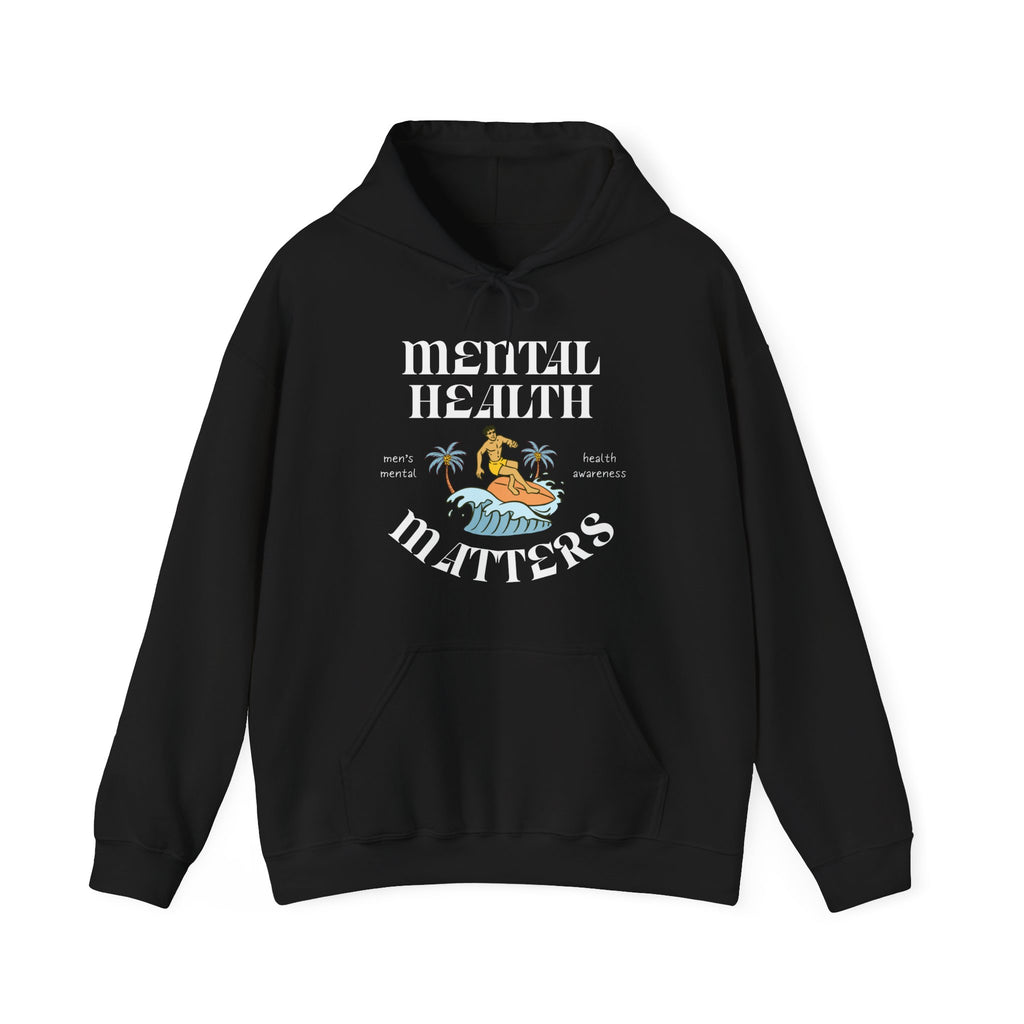 Mental Health Matters Hoodie | Retro Surfing Vibes