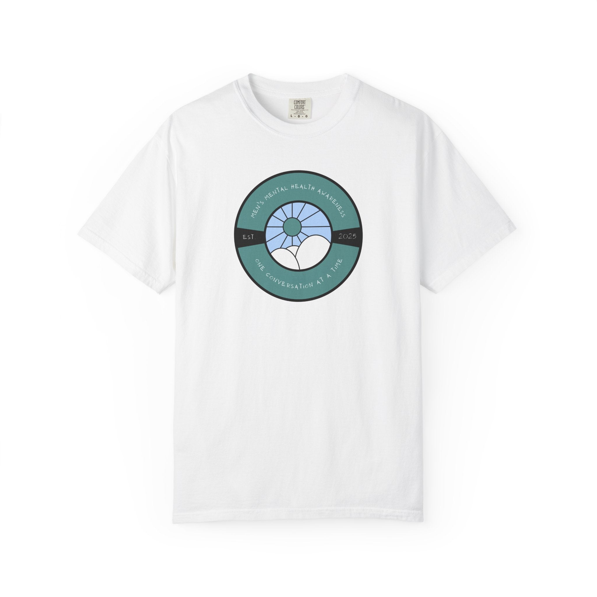 T-Shirt — 'Bloom Where You Are Planted' Floral Sunrise Graphic