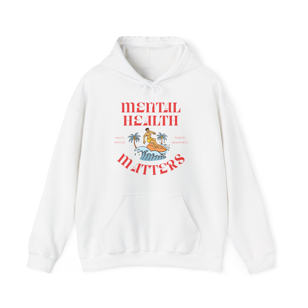 Mental Health Matters Hoodie | Retro Surfing Vibes
