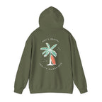 Mental Health Awareness Hoodie | Palm Tree & Surfing Vibes