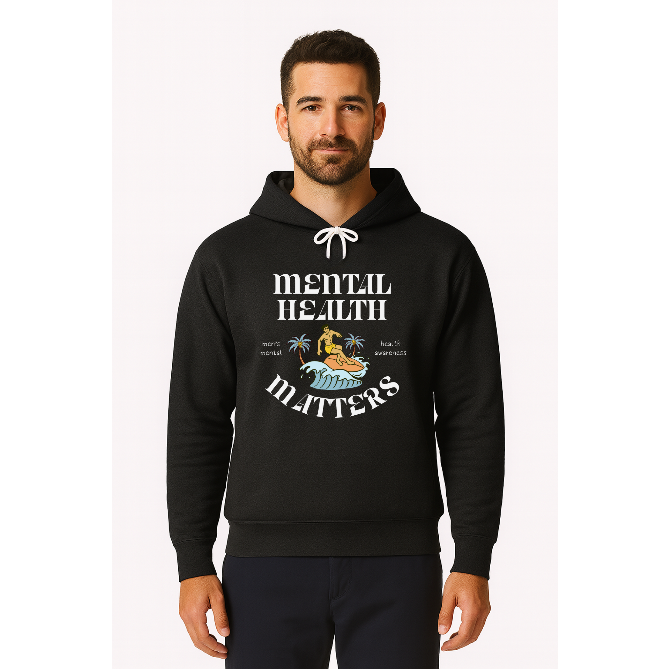 Mental Health Matters Sweatshirt | Surfing Theme