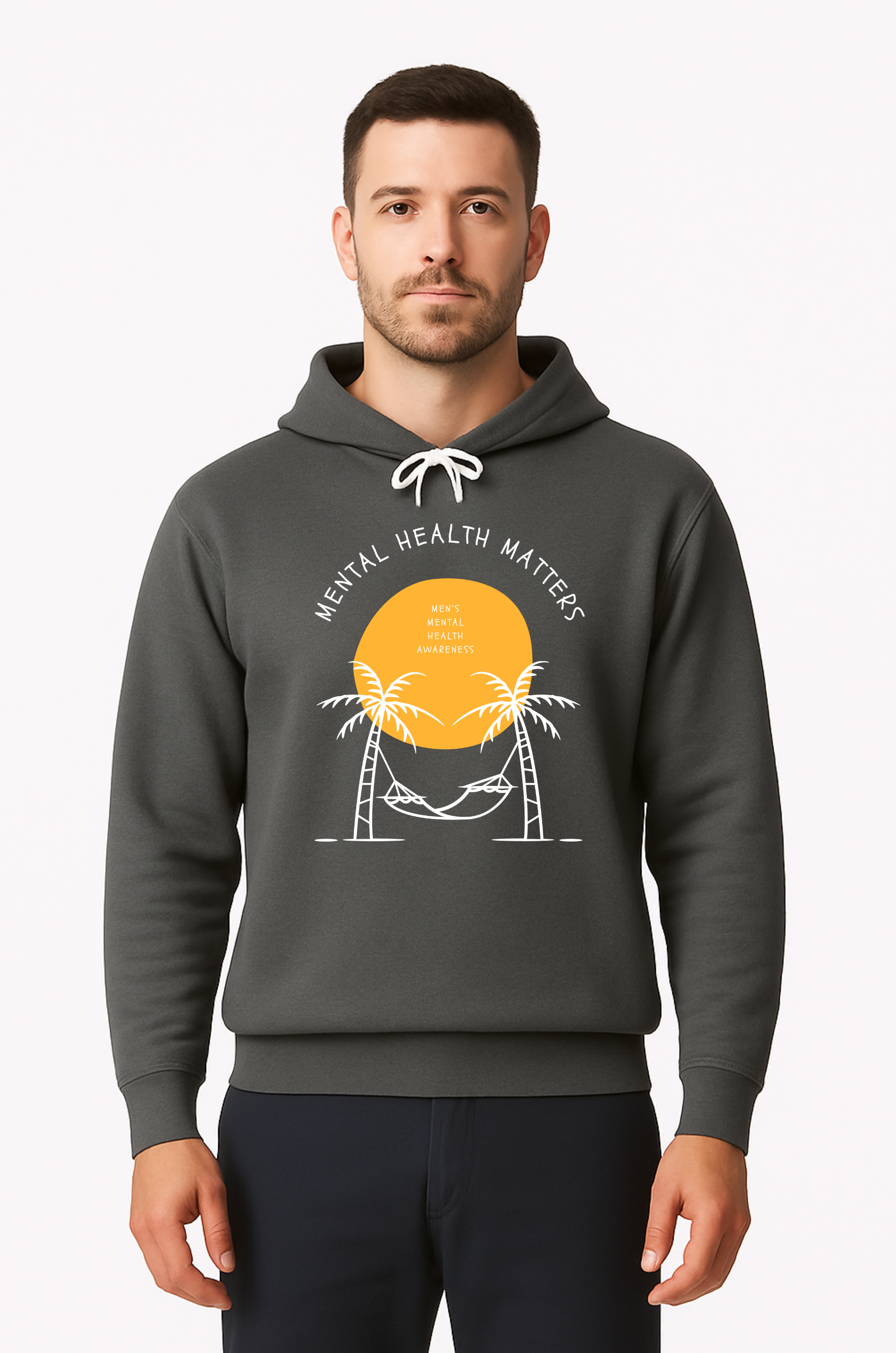 Mental Health Matters Sweatshirt | Palm Trees Theme